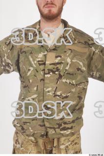 Soldier in American Army Military Uniform 0056